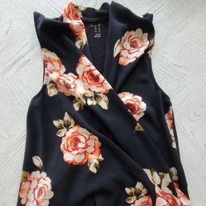 Floral Wrap Top with Cotton Back 🥀